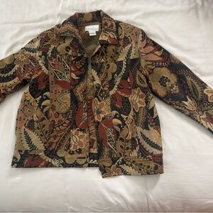 Vintage Floral Patterned Jacket